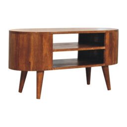 Artisan Furniture Solid Wood Cortez Chestnut Media Unit - thumbnail 4