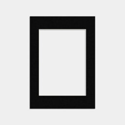 Ak Frames A2 Black Picture Mounts To Fit A3 Aperture Size - Mount Board Only (No Frame Included) - thumbnail 1