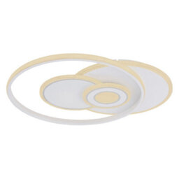 Luminosa Lighting Luminosa Roderick 55X46Cm Integrated Led Semi Flush Ceiling Light White 4X Led Dimmable 3000-6000K Remote Control - thumbnail 3
