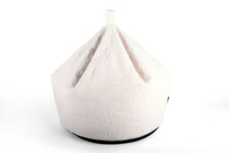 Littens Cream Teddy Boucle Bean Bag Plush Cosy Chair Seat For Kids Children 60Cm