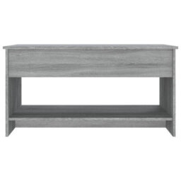 Berkfield Coffee Table Grey Sonoma 102X50X52.5 Cm Engineered Wood - thumbnail 6
