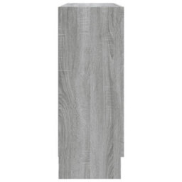 Berkfield Vitrine Cabinet Grey Sonoma 82.5X30.5X80 Cm Engineered Wood - thumbnail 4