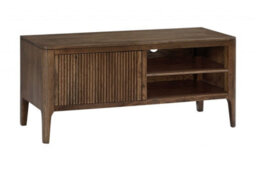 Wyld Haus Victoria Walnut Ribbed Door Tv Unit - thumbnail 3