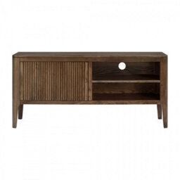 Wyld Haus Victoria Walnut Ribbed Door Tv Unit - thumbnail 2