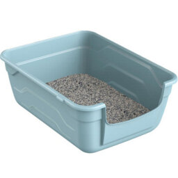 Cat Centre.Direct Cat Centre Blue Large Cat Litter Tray - High Sided Toilet Box