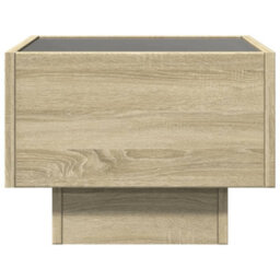 Walplus Side Table With Led Sonoma Oak 40X40X30 Cm Engineered Wood - thumbnail 6