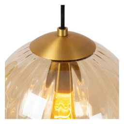 Lucide Monsaraz 4 Light Bar Ceiling Pendant Amber / Black / Green - thumbnail 5
