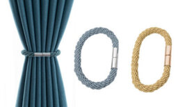 Pair Of Magnetic Curtain Tiebacks - thumbnail 1