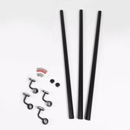 Afit 3.6M Matt Black Handrail Kit Easy Fit Includes Rails Brackets Ends,screws Premium Finish For Fast Easy No Fuss Install - thumbnail 5