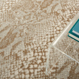 Ivory Beige Modern Abstarct Rug Easy To Clean Living Room Bedroom And Dining Room-244Cm X 305Cm - thumbnail 3