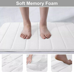 Ameha Non Slip Memory Form Mat 50 X 80 Cm Luxury Bedroom Door Rug Large Super Soft Bath Door Mats - thumbnail 7