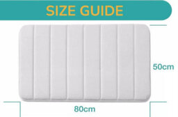 Ameha Non Slip Memory Form Mat 50 X 80 Cm Luxury Bedroom Door Rug Large Super Soft Bath Door Mats - thumbnail 9