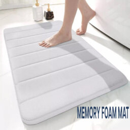 Ameha Non Slip Memory Form Mat 50 X 80 Cm Luxury Bedroom Door Rug Large Super Soft Bath Door Mats - thumbnail 1