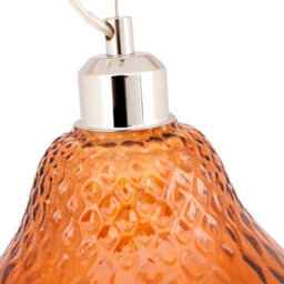 Pacific Lifestyle Lisbon Orange Optic Diamond Glass Pendant - thumbnail 4