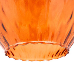 Pacific Lifestyle Lisbon Orange Optic Diamond Glass Pendant - thumbnail 5