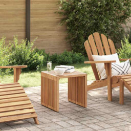 Berkfield Garden Side Table 45X42.5X45 Cm Solid Wood Teak - thumbnail 1