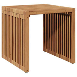Berkfield Garden Side Table 45X42.5X45 Cm Solid Wood Teak - thumbnail 2