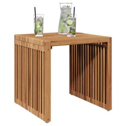 Berkfield Garden Side Table 45X42.5X45 Cm Solid Wood Teak - thumbnail 3