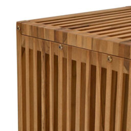 Berkfield Garden Side Table 45X42.5X45 Cm Solid Wood Teak - thumbnail 8