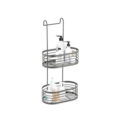 Blue Canyon 2-Tier Hanging Shower Caddy Grey - image 1