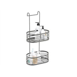 Blue Canyon 2-Tier Hanging Shower Caddy Grey