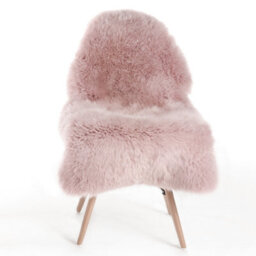Living And Home Luxurious Exquisite Comfortable Pink Irregular Shaped Ultra-Soft Plush Shaggy Area Rug 90Cm (L) X 60Cm (W) - thumbnail 2
