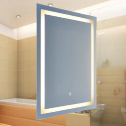 First Choice Lighting Set Of 2 Stewart - Led Bathroom Mirrors 80 X 60Cm Touch Operated - thumbnail 4