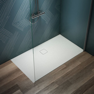 Ideal-Standard Ideal Standard Ultra Flat Evo Rectangle 35mm Shower Tray In Silk White With Waste 1400 X 800mm - image 1