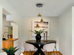 Luminosa Lighting Luminosa Aledis Cluster Pendant Ceiling 3 Light Black, Gold Led 3000K - Uk Stock - thumbnail 2