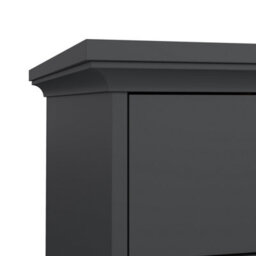 Furniture To Go Paris 3 Drawer Desk In Matt Grey - thumbnail 8