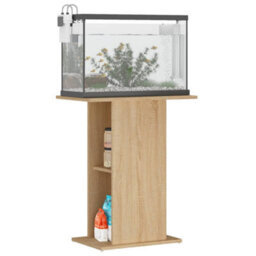Walplus Sonoma Oak Aquarium Stand 60.5X36X72.5 Cm Engineered Wood Fish Tank Cabinet - thumbnail 3