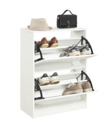 Home Treats Shoe Rack Storage Rack 2 Drawer Shoe Cupboard - thumbnail 5