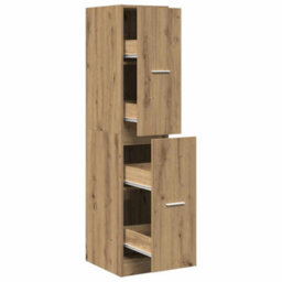 Walplus Apothecary Cabinet Artisian Oak 30X41X144.5 Cm Engineered Wood - thumbnail 4