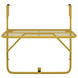 Walplus Balcony Table Gold 60X40 Cm Steel - thumbnail 3