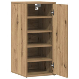 Walplus Shoe Cabinet Artisan Oak 32X35X70 Cm Engineered Wood - thumbnail 5