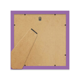 "9X9"" Purple Picture Frame - 9X9"" Square Frame With 6X6"" Mount For 9X9""/6X6"" Pictures Luxurious Style Room Decor, 1 Pack" - thumbnail 3