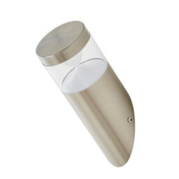 Litecraft Nura Stainless Steel Modern Outdoor Angled Led Wall Light - thumbnail 2