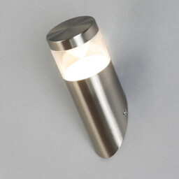 Litecraft Nura Stainless Steel Modern Outdoor Angled Led Wall Light - thumbnail 3