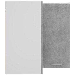Vidaxl Hanging Corner Cabinet Lyon Concrete Grey 57X57X60 Cm Engineered Wood - thumbnail 6