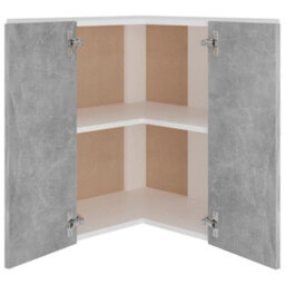 Vidaxl Hanging Corner Cabinet Lyon Concrete Grey 57X57X60 Cm Engineered Wood - thumbnail 5