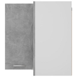 Vidaxl Hanging Corner Cabinet Lyon Concrete Grey 57X57X60 Cm Engineered Wood - thumbnail 7