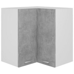 Vidaxl Hanging Corner Cabinet Lyon Concrete Grey 57X57X60 Cm Engineered Wood - thumbnail 1