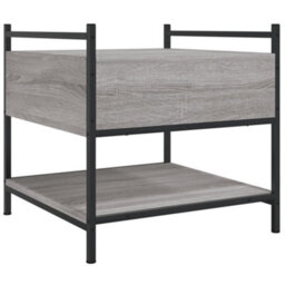 Berkfield Stylish Coffee Table Grey Sonoma 50X50X50 Cm Engineered Wood - thumbnail 8