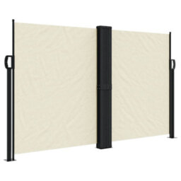 Walplus Retractable Side Awning Garden Sun Shade Canopy Gazebo For Back Door, Porch, Patio Cream 140X1200 Cm - thumbnail 2