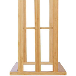 Freestanding Bamboo Towel Rail Bathroom Storage Stand - thumbnail 3