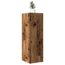 Berkfield Modern Tv Cabinet Old Wood 30.5X30X90 Cm Engineered Wood - thumbnail 2