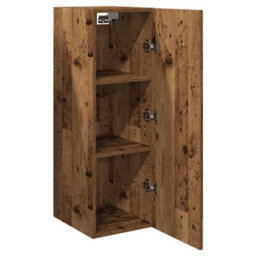 Berkfield Modern Tv Cabinet Old Wood 30.5X30X90 Cm Engineered Wood - thumbnail 7