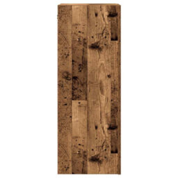 Berkfield Modern Tv Cabinet Old Wood 30.5X30X90 Cm Engineered Wood - thumbnail 5