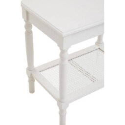 Orsina Ivory Side Table, Night Stand End Table With Bottom Shelf, Bedside Night Table For Home - thumbnail 5