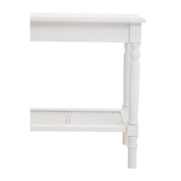 Orsina Ivory Side Table, Night Stand End Table With Bottom Shelf, Bedside Night Table For Home - thumbnail 4